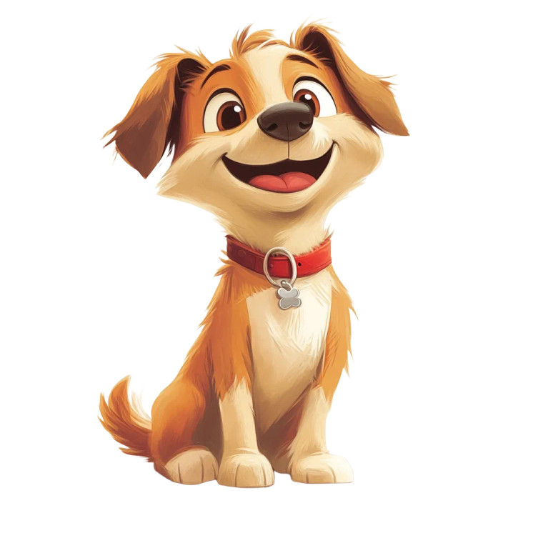 Cartoon Cute Dog Vinyl Car Decal Sticker – Waterproof & UV-Resistant 4.0"