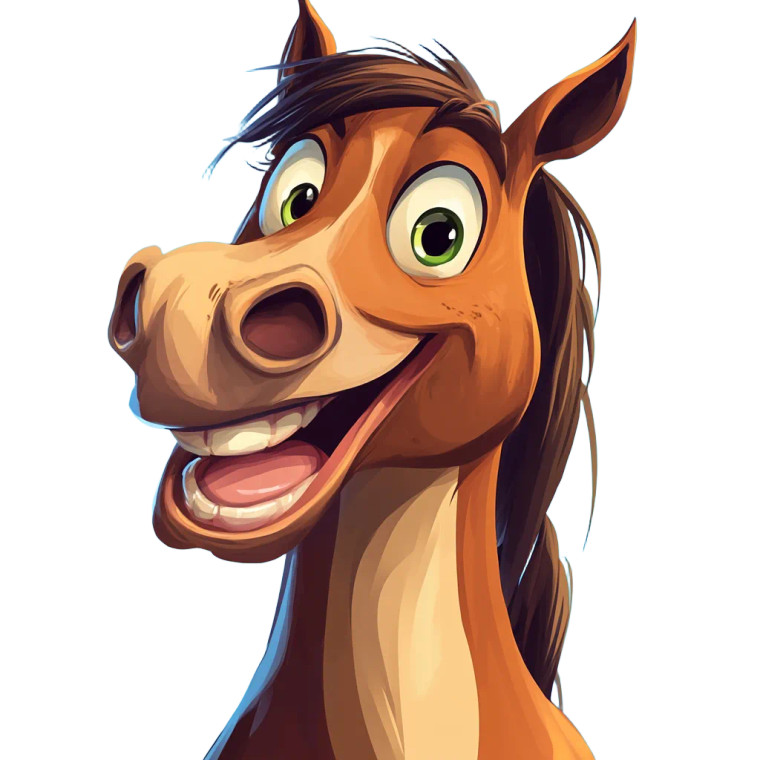 Happy Disney Racehorse Vinyl Car Decal Sticker – Waterproof & UV-Resistant 4.0"