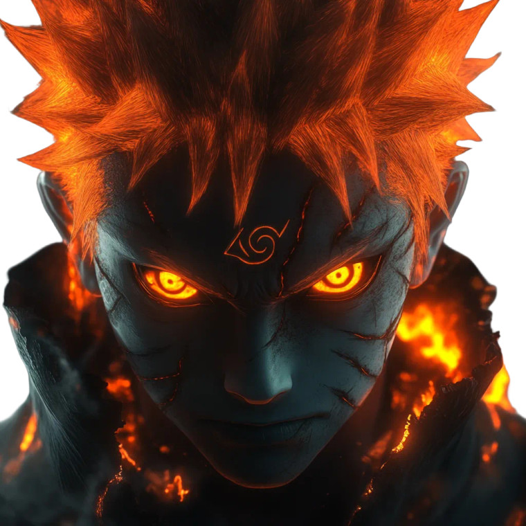 Naruto Pain Character 8K Vinyl Car Decal Sticker – Waterproof & UV-Resistant 4.0"