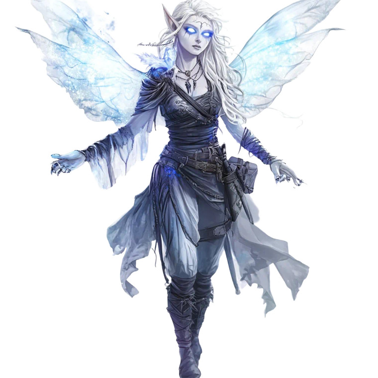 Pale Fairy Warlock Dnd5E Vinyl Car Decal Sticker – Waterproof & UV-Resistant 4.0"