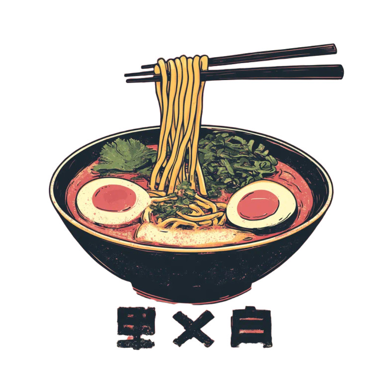 Vintage Ramen Postcard Vinyl Car Decal Sticker – Waterproof & UV-Resistant 4.0"