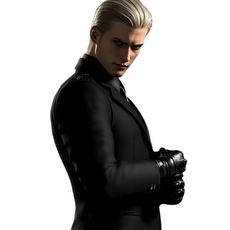 Albert Wesker Resident Evil Vinyl Car Decal Sticker – Waterproof & UV-Resistant 4.0"