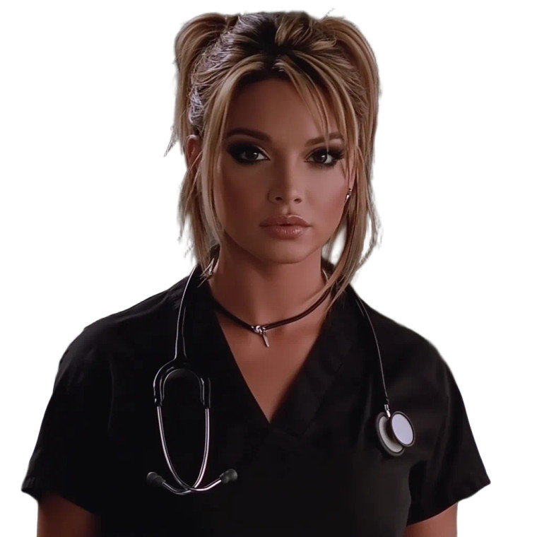 Britney Spears Demon Nurse Vinyl Car Decal Sticker – Waterproof & UV-Resistant 4.0"