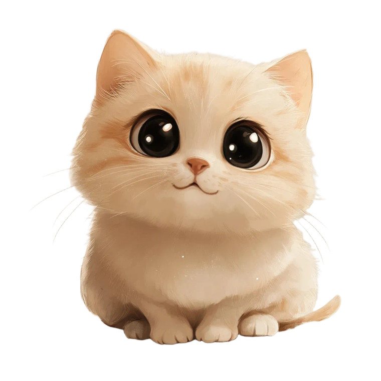 Cute Cat Emoji Vinyl Car Decal Sticker – Waterproof & UV-Resistant 4.0"