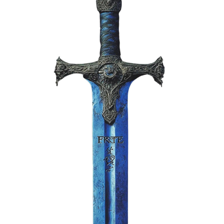 Dark Fantasy Sword 1982 Vinyl Car Decal Sticker – Waterproof & UV-Resistant 4.0"