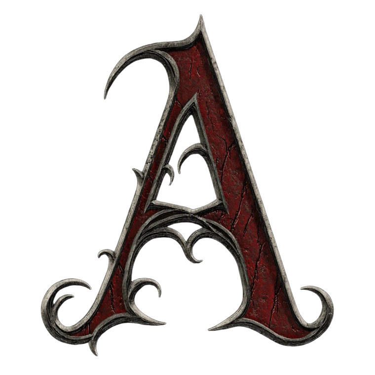 Gothic A Dnd Vinyl Car Decal Sticker – Waterproof & UV-Resistant 4.0"