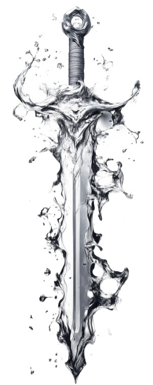 Melted Medieval Weapons Vinyl Car Decal Sticker – Waterproof & UV-Resistant 4.0"