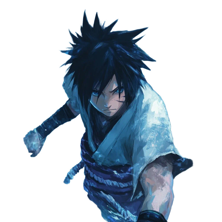 Sasuke Uchiha Vinyl Car Decal Sticker – Waterproof & UV-Resistant 4.0"