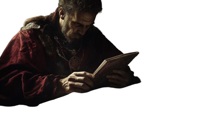 Scholar Studying Satanism Art Vinyl Car Decal Sticker – Waterproof & UV-Resistant 7.14"