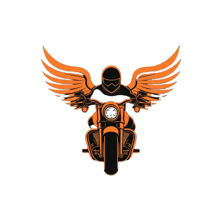 Simple Logo Moto Ailes Vinyl Car Decal Sticker – Waterproof & UV-Resistant 4.0"