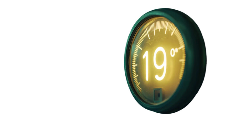 Thermometer 19C Display Vinyl Car Decal Sticker – Waterproof & UV-Resistant 7.14"