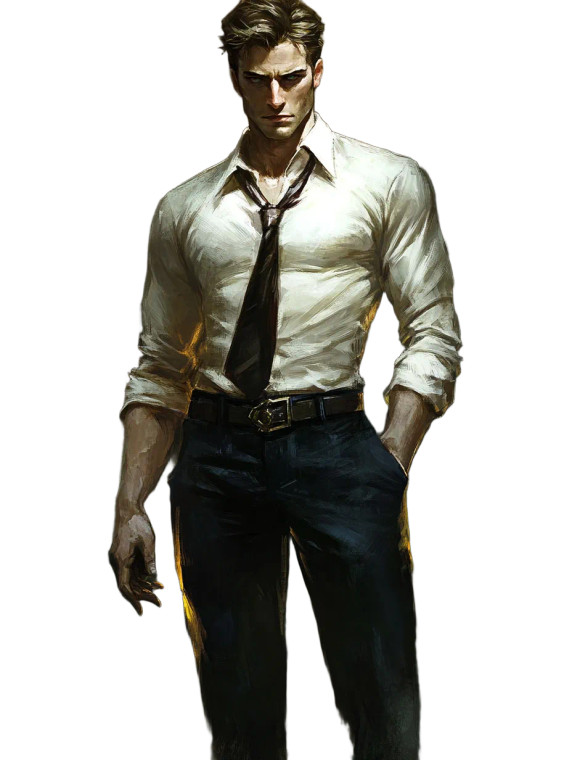 Ventrue Vampire Portrait Vinyl Car Decal Sticker – Waterproof & UV-Resistant 4.11"