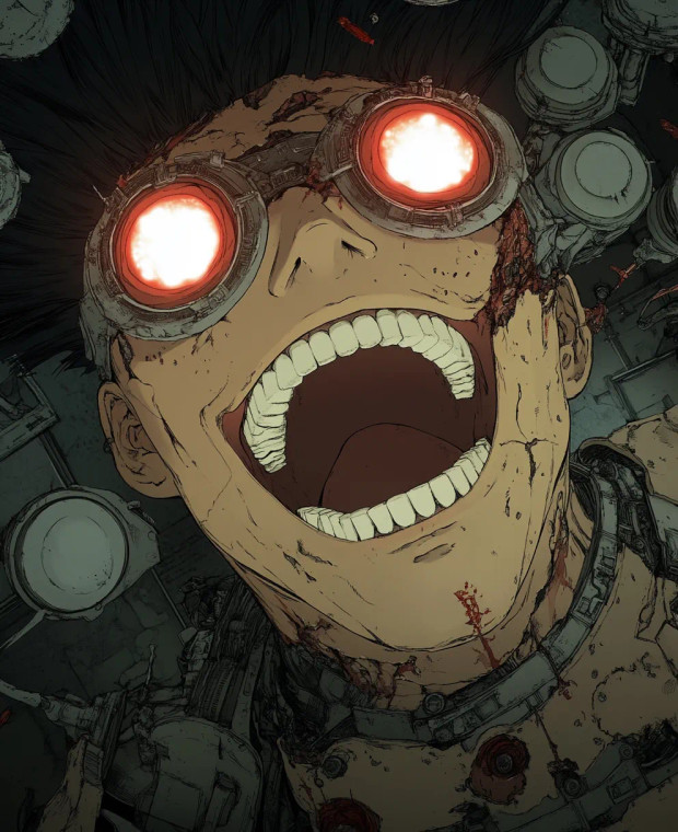 Anime Character Two Eyes Vinyl Car Decal Sticker – Waterproof & UV-Resistant 4.0"