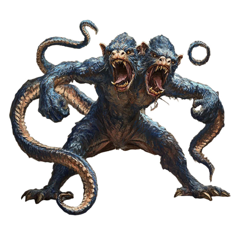 Demogorgon Blue Baboon Tentacles Vinyl Car Decal Sticker – Waterproof & UV-Resistant 4.0"