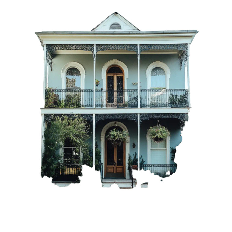 New Orleans Home Vinyl Car Decal Sticker – Waterproof & UV-Resistant 4.0"