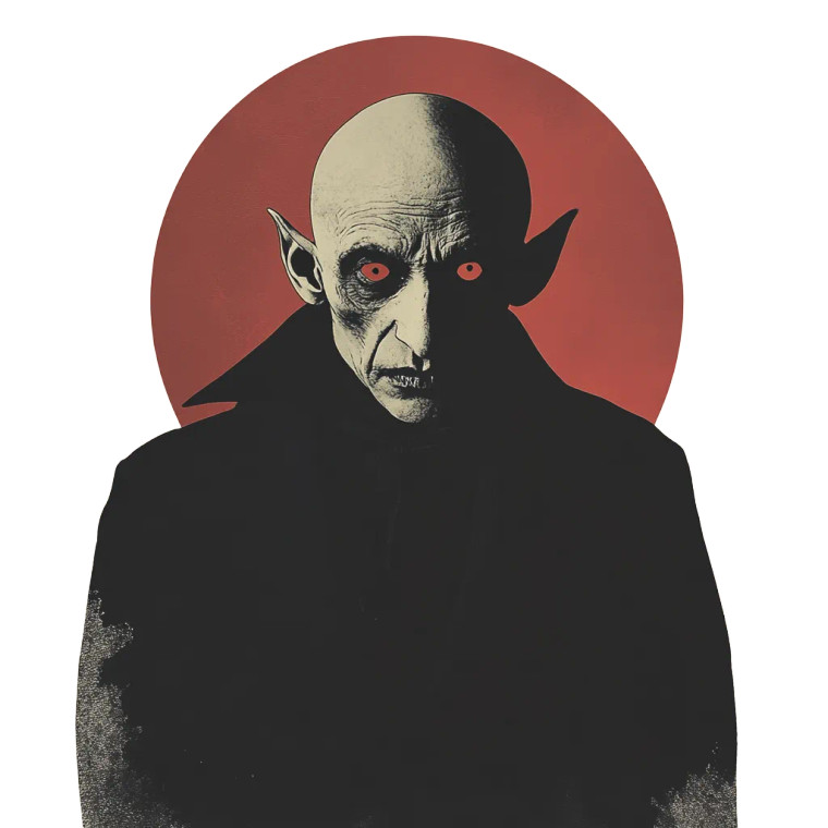 Nosferatu 1922 Portrait Vinyl Car Decal Sticker – Waterproof & UV-Resistant 4.0"
