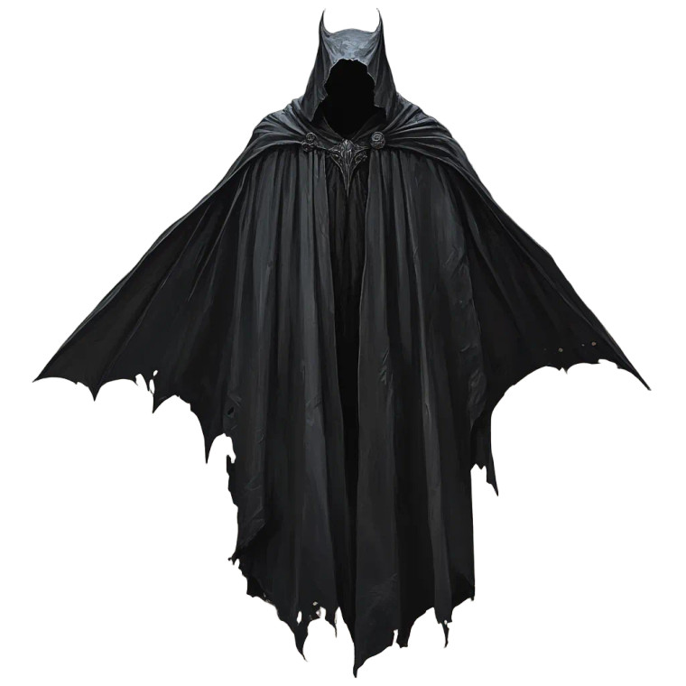 Painted Dnd Bat Cloak Vinyl Car Decal Sticker – Waterproof & UV-Resistant 4.0"