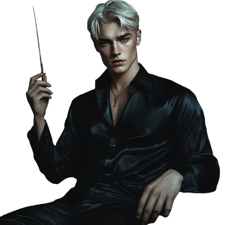 Pale Blonde Wizard Vinyl Car Decal Sticker – Waterproof & UV-Resistant 4.0"