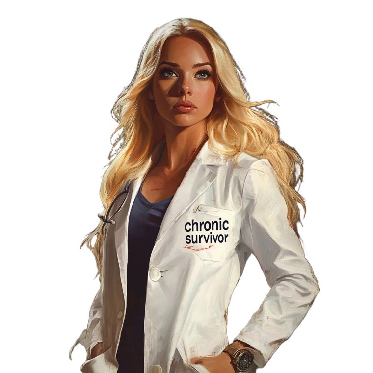 Superheroine Psychologist White Coat Vinyl Car Decal Sticker – Waterproof & UV-Resistant 4.0"