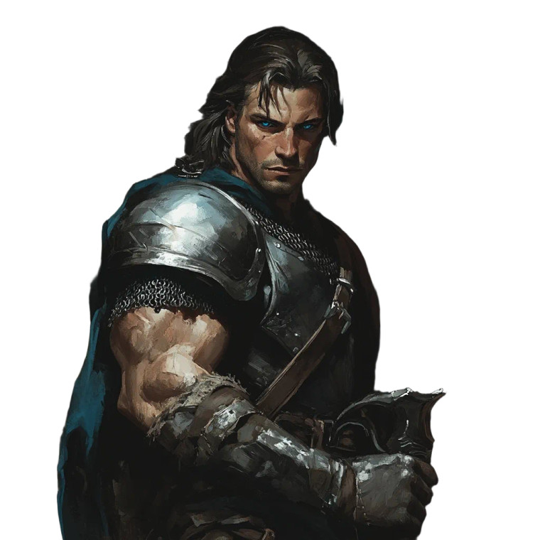 Tall Muscular Warrior Vinyl Car Decal Sticker – Waterproof & UV-Resistant 4.0"