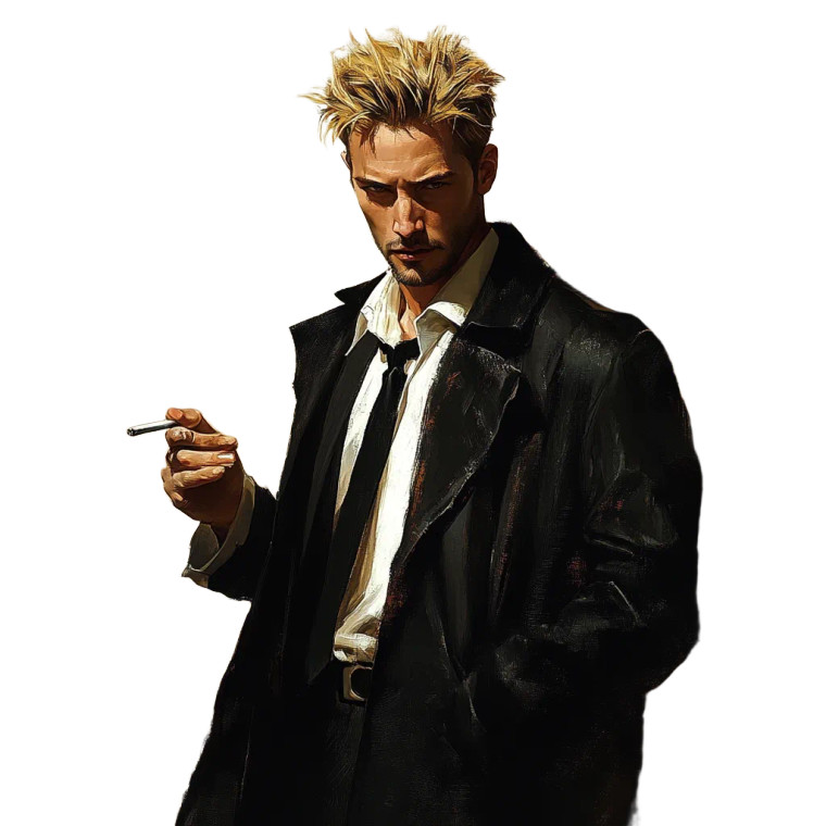 Young Man Mohawk Demon Shadow Vinyl Car Decal Sticker – Waterproof & UV-Resistant 4.0"