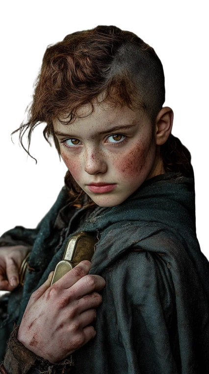 16Th Century Irish Girl Vinyl Car Decal Sticker – Waterproof & UV-Resistant 4.0"