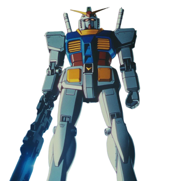 1982 Dark Fantasy Gundam Vinyl Car Decal Sticker – Waterproof & UV-Resistant 4.0"