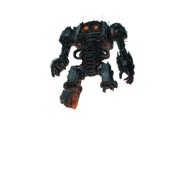 Apocalypse 2194 Robot Fire Vinyl Car Decal Sticker – Waterproof & UV-Resistant 4.0"