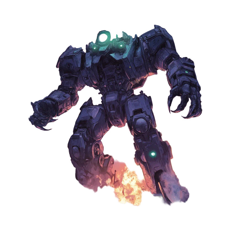 Battle Mech Kaiju Fight Vinyl Car Decal Sticker – Waterproof & UV-Resistant 4.0"