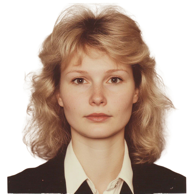 Blonde Passport Photo 50 Vinyl Car Decal Sticker – Waterproof & UV-Resistant 4.0"