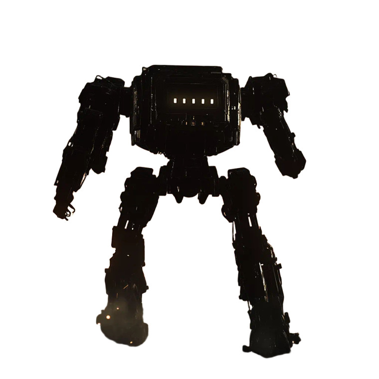 Disabled War Mech Battlefield Vinyl Car Decal Sticker – Waterproof & UV-Resistant 4.0"