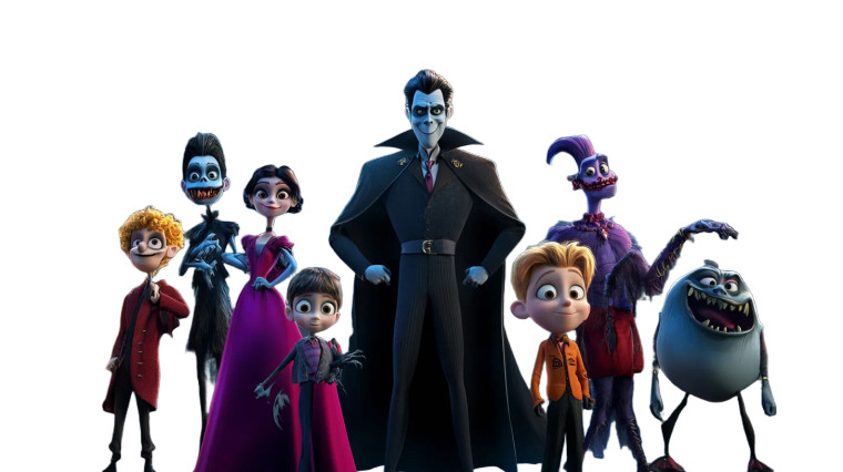 Dracula Family Haunted Castle Vinyl Car Decal Sticker – Waterproof & UV-Resistant 7.14" Dracula Family Haunted Castle Vinyl Car Decal Sticker – Waterproof & UV-Resistant 7.14"