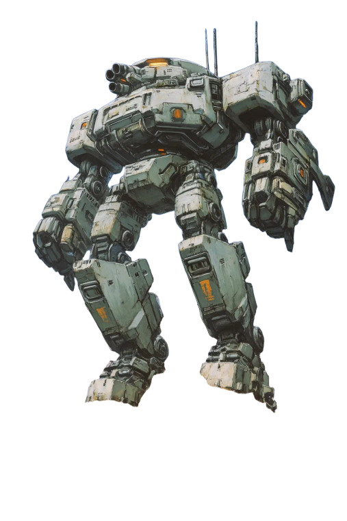 Earth Mech Mountains Vinyl Car Decal Sticker – Waterproof & UV-Resistant 4.0"