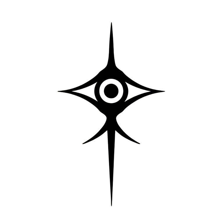 Enochian Sigil Minimalist Vinyl Car Decal Sticker – Waterproof & UV-Resistant 4.0"