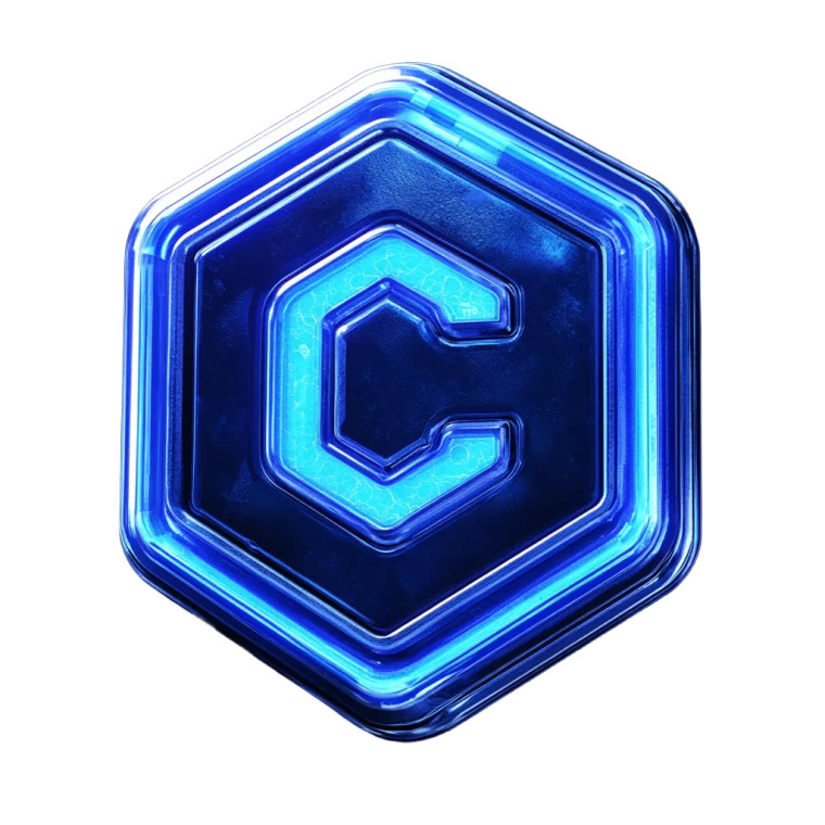 Futuristic Cb Logo Vinyl Car Decal Sticker – Waterproof & UV-Resistant 4.0"
