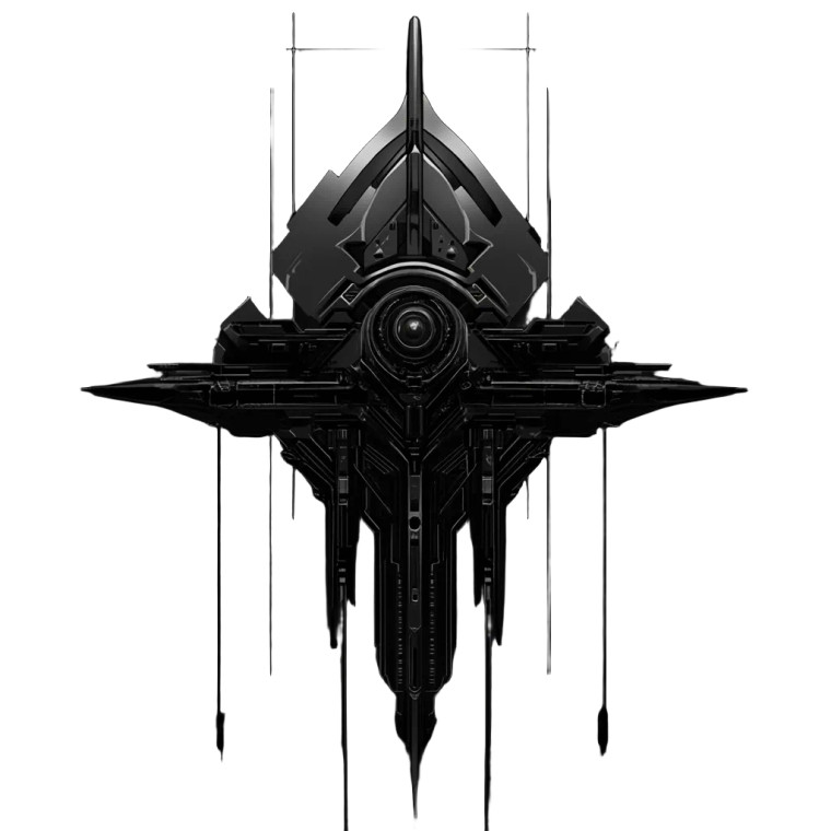 Futuristic War Space Logo Vinyl Car Decal Sticker – Waterproof & UV-Resistant 4.0"