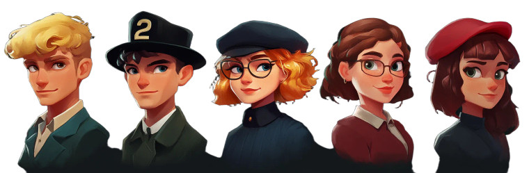 Game Character Avatars 2 Vinyl Car Decal Sticker – Waterproof & UV-Resistant 12.21"