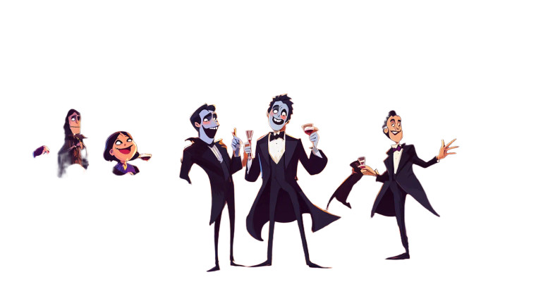 Gothic Halloween Party Vinyl Car Decal Sticker – Waterproof & UV-Resistant 7.0"