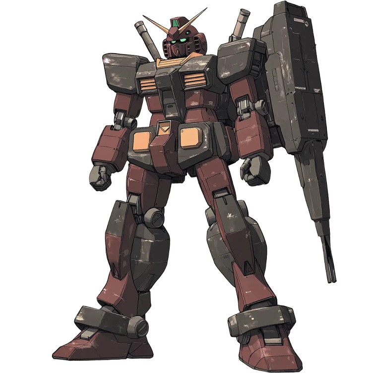 Gundam Four Legs Shinkawa Vinyl Car Decal Sticker – Waterproof & UV-Resistant 4.0"