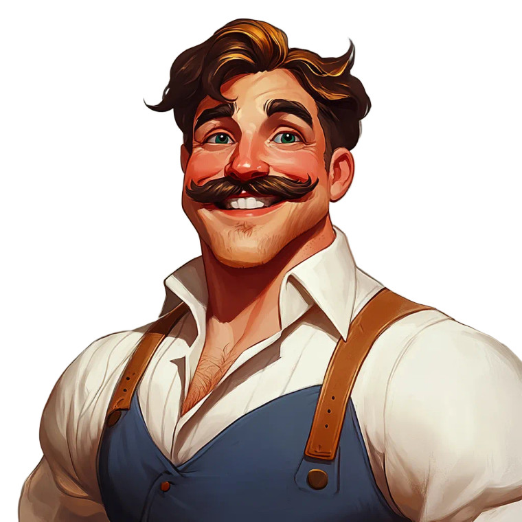 Happy Dad Bod Portrait Vinyl Car Decal Sticker – Waterproof & UV-Resistant 4.0"