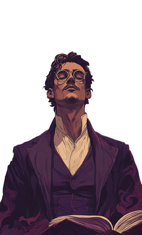 Lanky Man Library Summoning Vinyl Car Decal Sticker – Waterproof & UV-Resistant 4.0"