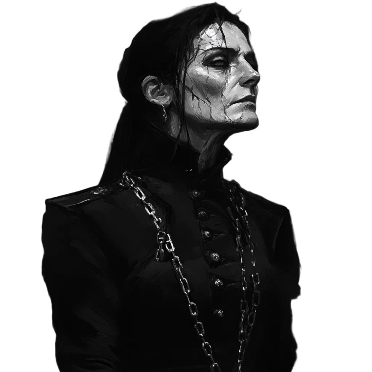 Old Prison Guard Portrait Vinyl Car Decal Sticker – Waterproof & UV-Resistant 4.0"