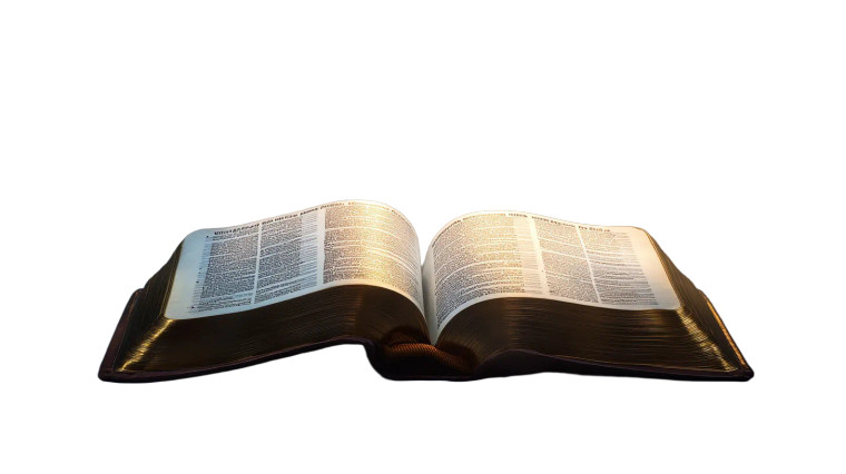 Open Bible Divine Light Vinyl Car Decal Sticker – Waterproof & UV-Resistant 7.14"