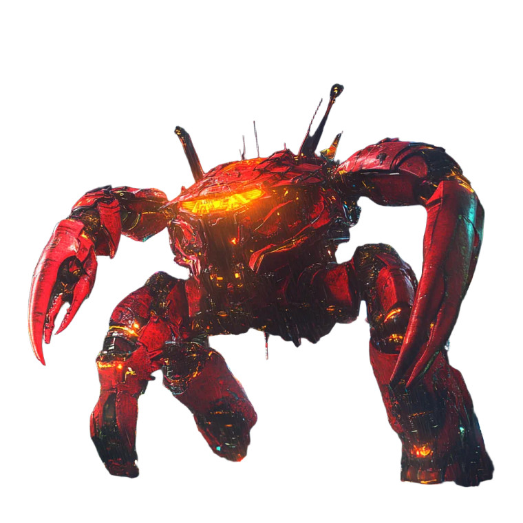 Pacific Rim Robot Crab Kaiju Vinyl Car Decal Sticker – Waterproof & UV-Resistant 4.0"