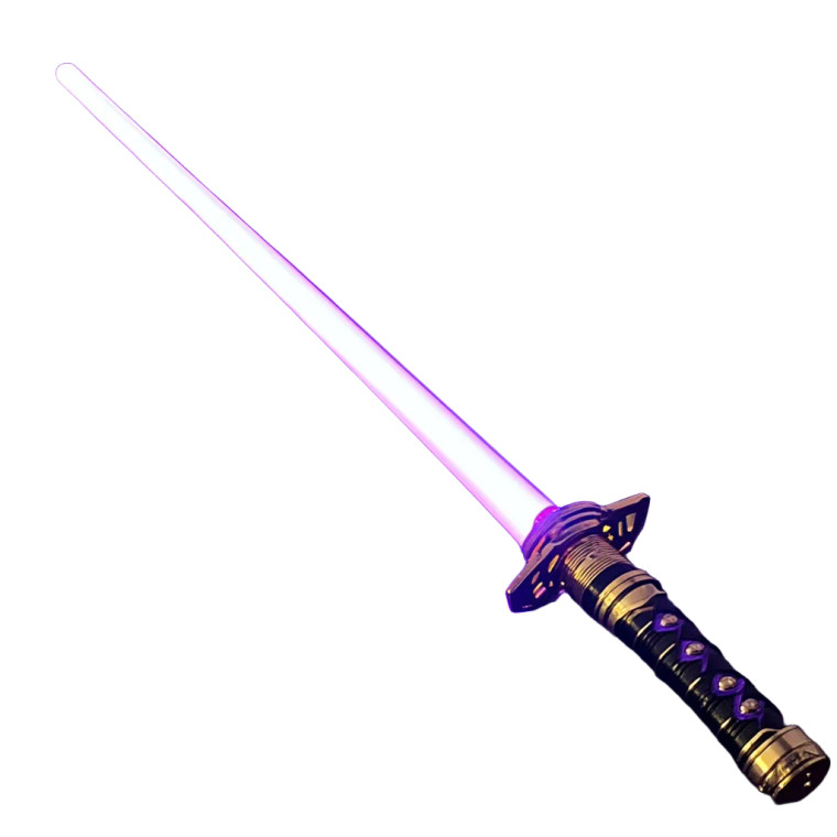 Purple Katana Lightsaber Vinyl Car Decal Sticker – Waterproof & UV-Resistant 4.0"