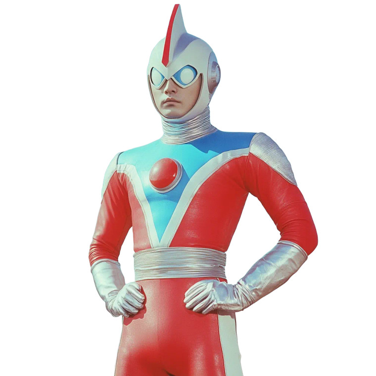 Retro Japanese Superhero 70S Vinyl Car Decal Sticker – Waterproof & UV-Resistant 4.0"