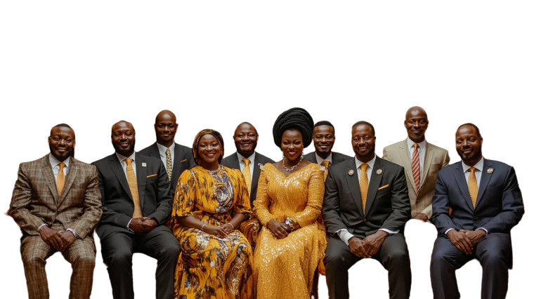 Rich African Ministers Family Vinyl Car Decal Sticker – Waterproof & UV-Resistant 7.14"