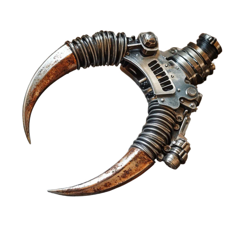 Steampunk Mechanical Claw Vinyl Car Decal Sticker – Waterproof & UV-Resistant 4.0"