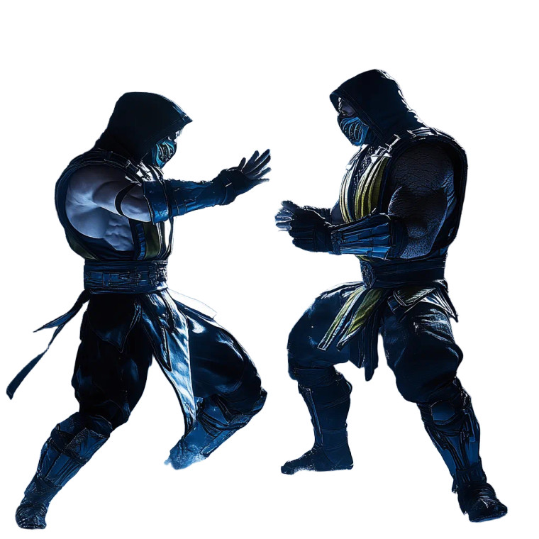 Sub Zero Scorpion Fight Mk Vinyl Car Decal Sticker – Waterproof & UV-Resistant 4.0"