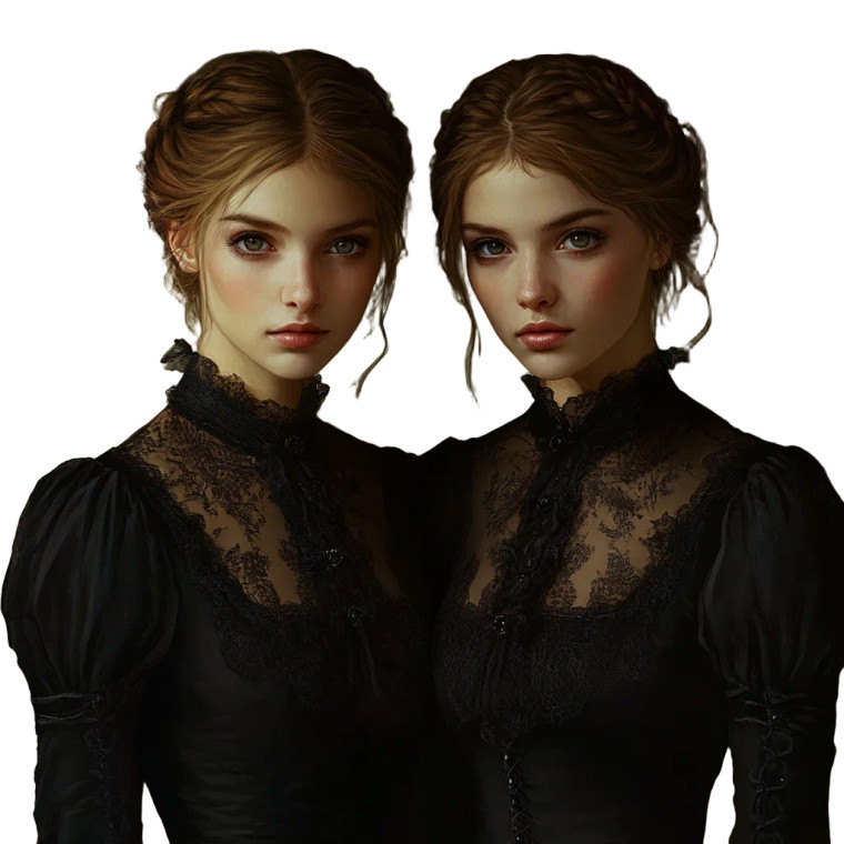 Twin Sisters 30 Vinyl Car Decal Sticker – Waterproof & UV-Resistant 4.0"